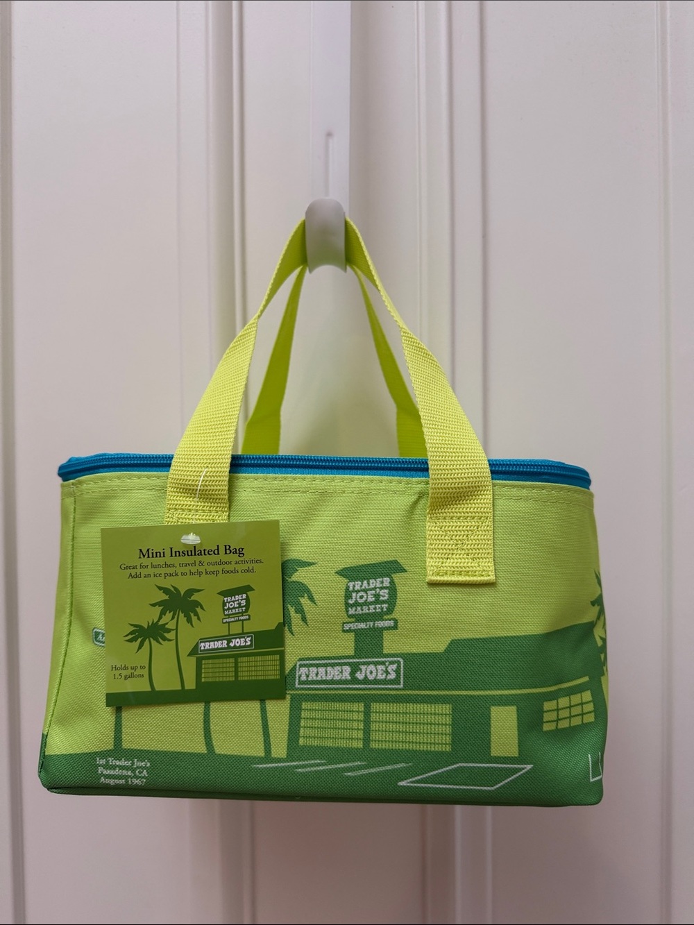 NWT Trader Joe’s Palm Green Mini Insulated Bag